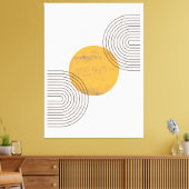 Boho Abstracte Wandkunst Canvas Afdruk (Insitu (Woonkamer))