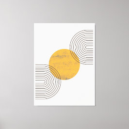 Boho Abstracte Wandkunst Canvas Afdruk