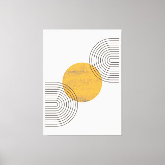 Boho Abstracte Wandkunst Canvas Afdruk