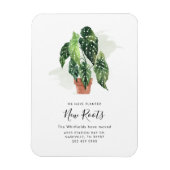 Boho Adreswijziging Moderne Verhuisaankondiging Magneet (Verticaal)