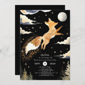 Boho Adventure Fox Verjaardag Kaart (Voorkant / Achterkant)