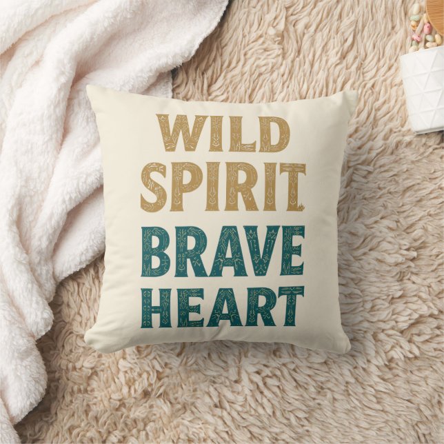 Boho Adventure Wild Spirit Brave Heart Kussen (Deken)
