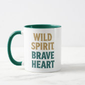 Boho Adventure Wild Spirit Brave Heart Mok (Links)