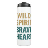 Boho Adventure Wild Spirit Brave Heart Thermosbeker (Voorkant)