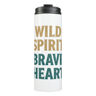 Boho Adventure Wild Spirit Brave Heart Thermosbeker