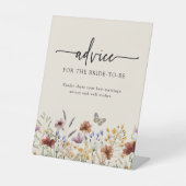 Boho Advies Reclamebord Met Voetstuk (Voorkant)