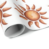 Boho Aesthetic Rainbow Party Cadeaupapier (Rol Hoek)