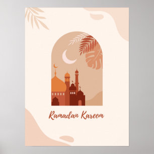 Boho Aesthetisch Ramadan Kareem Ramadan Poster