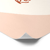 Boho Aesthetisch Ramadan Kareem Ramadan Poster (Hoek)