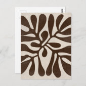 Boho Aesthetische Collage Post Kaart 027 (Voorkant / Achterkant)