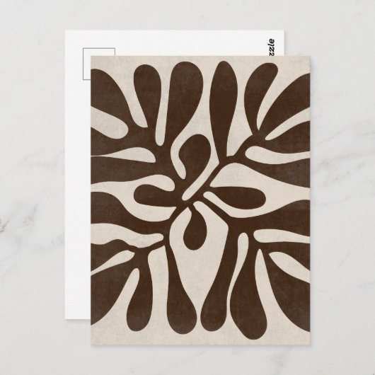 Boho Aesthetische Collage Post Kaart 027 (Voorkant / Achterkant)