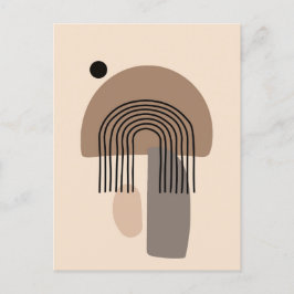 Boho Aesthetische Collage Post Kaart 028