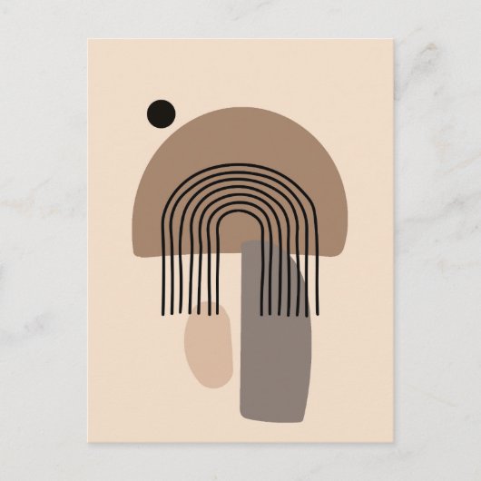 Boho Aesthetische Collage Post Kaart 028 (Voorkant)