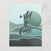 Boho Aesthetische Collage Post Kaart 030 (Voorkant)