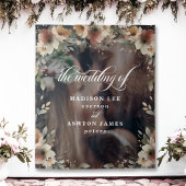 Boho Afbeelding Overlay Huwelijksfotocabine Achter Wandkleed