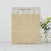 BOHO Afgedrukte Burlap in Lace Gypsy Modern Mod St (Staand voorkant)