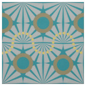 Boho african/art deco/70s fusiepatroon stof (Swatch)