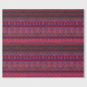 Boho African Earthy Mud Cloth Pink Cadeaupapier (Vlak)