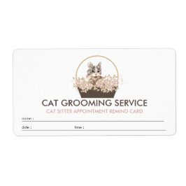 Boho afspraak kattenoppas etiket
