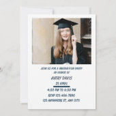 Boho afstudeerfeest uitnodiging 2026 (Achterkant)