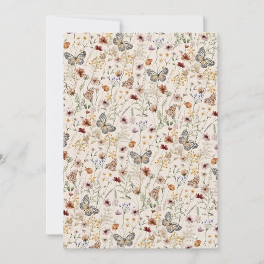 Boho Afstuderen Aankondiging (Achterkant)