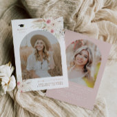 Boho Afstuderen Aankondiging Meisje Afstudeerder F