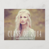 Boho | Afstuderen Briefkaart uitnodiging (Voorkant)