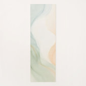 Boho Alcohol Ink Mindful Calming Minimalist Yogamat (Voorkant)