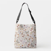 Boho All-Over-Print Tote, Schoudertas Crossbody Tas (Achterkant)