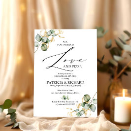 Boho All You Need Is Love Proefdiner Dinner Kaart