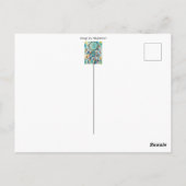 Boho American Indian Dream Catcher, waterverf Briefkaart (Achterkant)