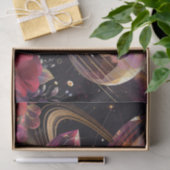 Boho Amethist Hemels Mystiek Patroon Tissuepapier (Geschenk)