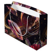 Boho Amethyst Hemelse Mystieke Patroon Groot Cadeauzakje (Achterkant Gekanteld)