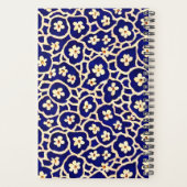 Boho Anemone Blue Planner (Achterkant)