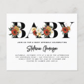 Boho Anemone Botanische Baby Sprinkle (Voorkant)