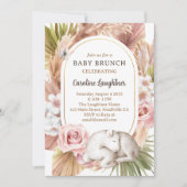 Boho Animal Baby Brunch Kaart (Voorkant)