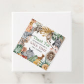 Boho Animal Safari Bedankjes Labels (In situ)