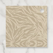 Boho Animal Safari Bedankjes Labels (Achterkant)