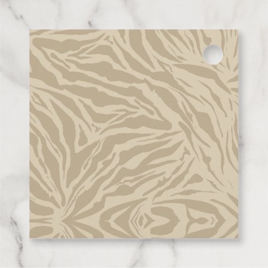 Boho Animal Safari Bedankjes Labels (Achterkant)