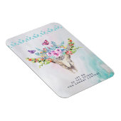 Boho Animal Skull Inspirerend Quote Magneet (Rechterzijde)