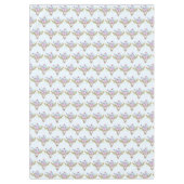 Boho Animal Skull met Butterflies en Flowers Tafelkleed (Voorkant)