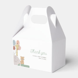 Boho Animal Thank You Label Bedankdoosjes