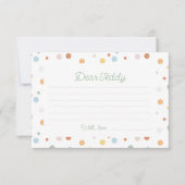 Boho Animal Time Capsule Paper Kaart (Voorkant)