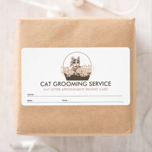 Boho Appointment Cat sitter Etiket (Insitu)