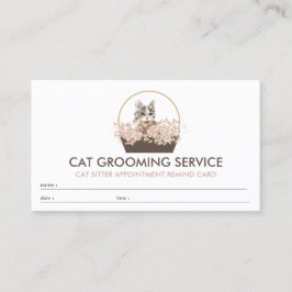 Boho Appointment Cat Visitekaartje