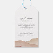 Boho aquarel Abstract | Gentle Fawn Welkom Cadeaulabel (Voorkant)