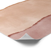 Boho aquarel Abstract | Wedding Welcome Poster (Hoek)