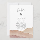 Boho aquarel Abstract | Zitplaatskaart Kaart (Voorkant)