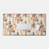 Boho aquarel abstracte kunst bureaumat (Keyboard & Muis)