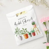 Boho Aquarel Pothuisplanten Bruidsdouche Bedankzakje (Gezegeld)